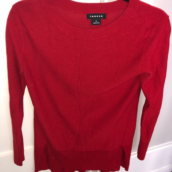 Trouvé red sweater - Picture 2 of 2